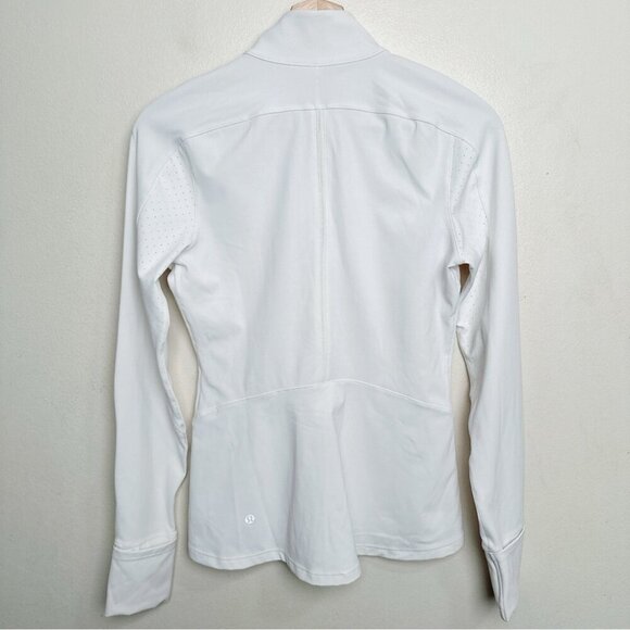 Lululemon Womens Size  6 Sleek Essentials Jacket White - Picture 14 of 16